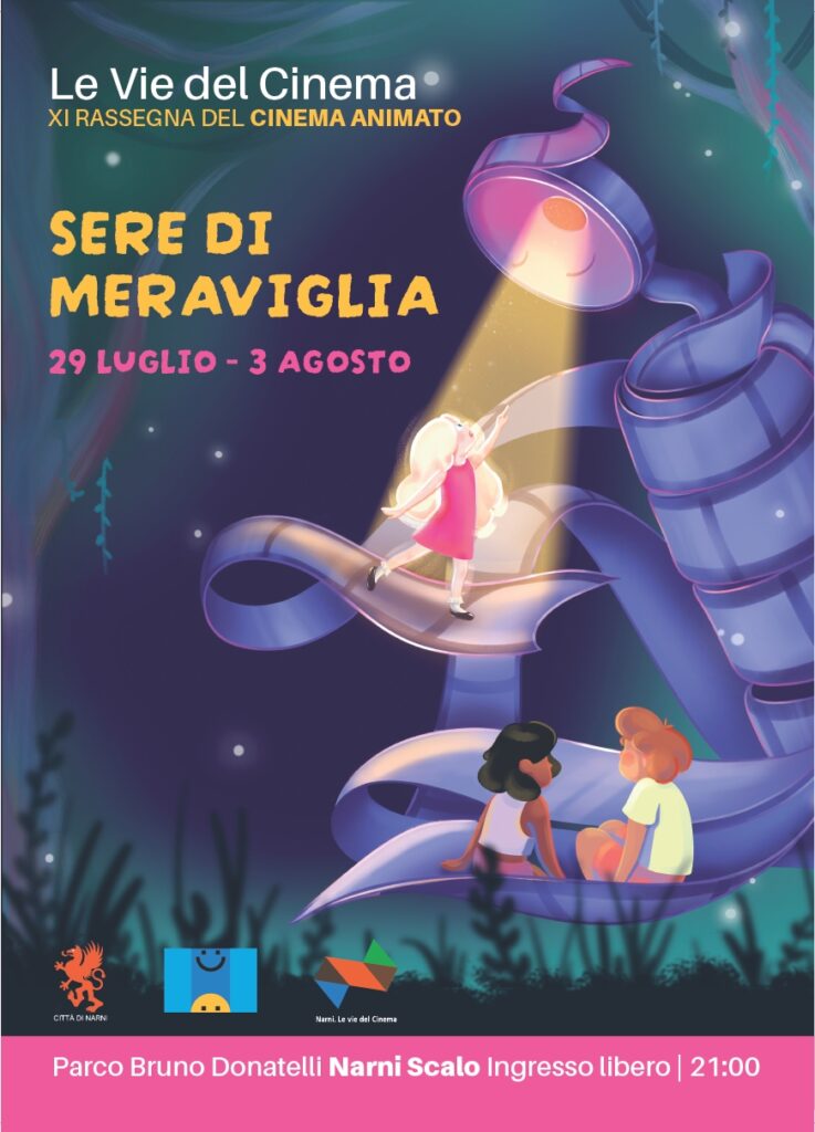 Manifesto sere di meraviglia cinema animato le vie del cinema 2024